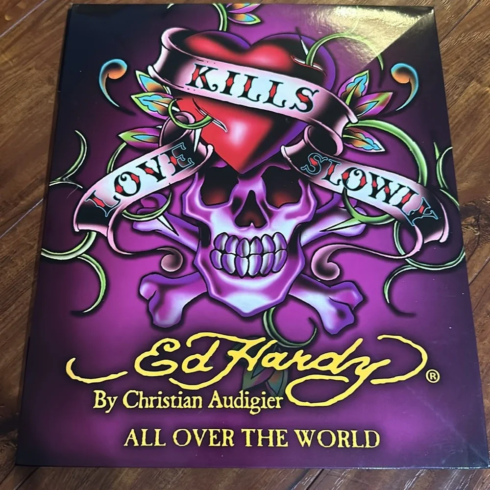 Ed Hardy Y2K Gift Box Tiger Love Kills Slowly Christian Audigier Tattoo